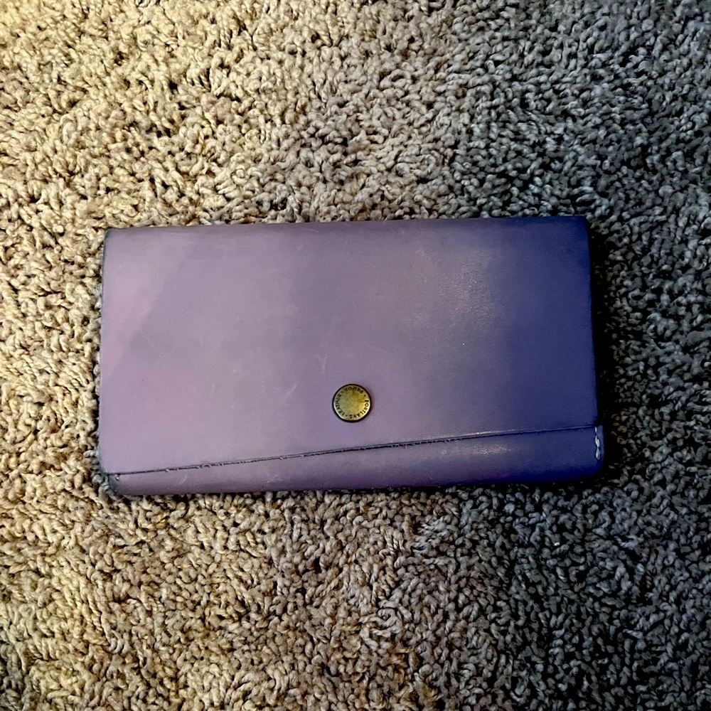 Portland Leather Goods lavender wallet